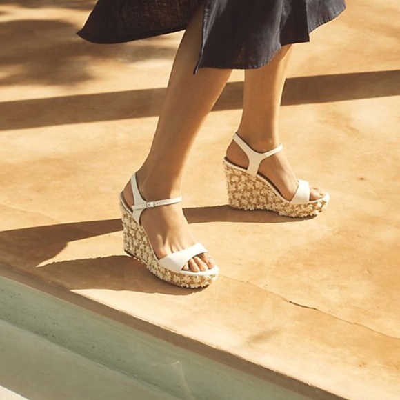 Anthropologie Wedge Platform Heels - Picture 6 of 7